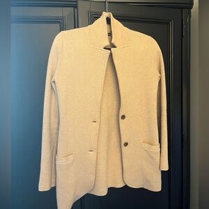 Crew sweater blazer - tan
